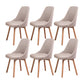 Solid Wood Dining Chair Industrial Style Swivel Side Chair for Dining Room