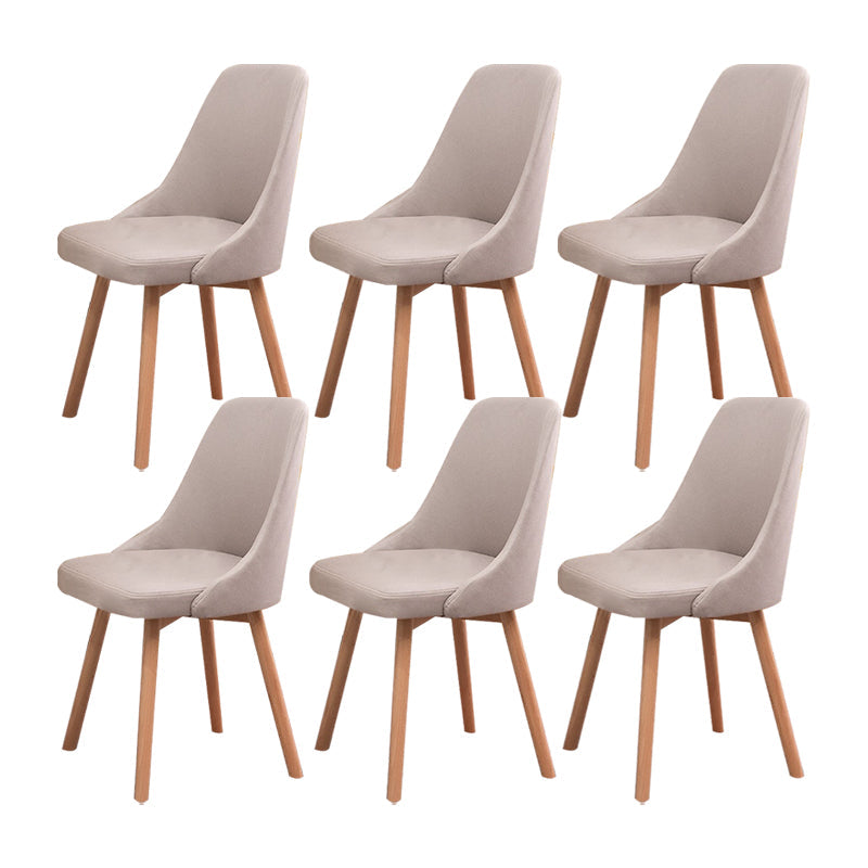 Solid Wood Dining Chair Industrial Style Swivel Side Chair for Dining Room