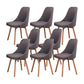 Solid Wood Dining Chair Industrial Style Swivel Side Chair for Dining Room