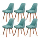 Solid Wood Dining Chair Industrial Style Swivel Side Chair for Dining Room