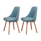 Solid Wood Dining Chair Industrial Style Swivel Side Chair for Dining Room