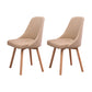 Solid Wood Dining Chair Industrial Style Swivel Side Chair for Dining Room