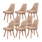 Solid Wood Dining Chair Industrial Style Swivel Side Chair for Dining Room