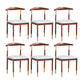 PU Leather Dining Chairs Industrial Open Back Dining Side Chair