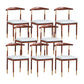 PU Leather Dining Chairs Industrial Open Back Dining Side Chair