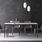 Faux Leather Dining Chairs Contemporary Chairs with Metal Base
