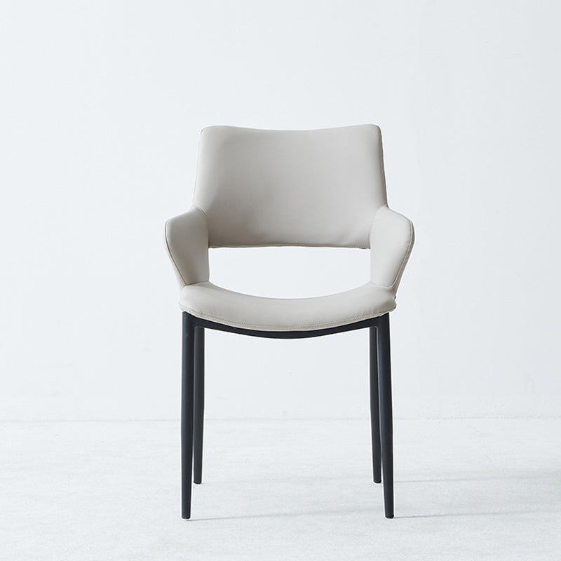 Dining Room Faux Leather Chair Industrial Home Parsons Dining Chair