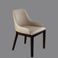 Contemporary Upholstered Arm Chair Solid Wood Home Dining Chair