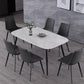 Dining Room Upholstered Chair Black Legs Parsons Dining Chair