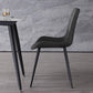 Dining Room Upholstered Chair Black Legs Parsons Dining Chair