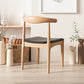 Contemporary Upholstered Armless Chair Home Solid Wood Dining Chair