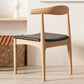 Contemporary Upholstered Armless Chair Home Solid Wood Dining Chair