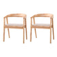 Contemporary Upholstered Arm Chair Home Rubberwood Dining Chair Natural 2 Piece Set Clearhalo 'Dining Chairs' 'Dining Tables & Seating' 'dining_chair' 'furn' 'furn_dining_chair' 'Furniture' 'Kitchen & Dining Furniture' 6869550