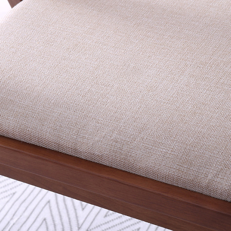 Contemporary Upholstered Arm Chair Home Rubberwood Dining Chair Clearhalo 'Dining Chairs' 'Dining Tables & Seating' 'dining_chair' 'furn' 'furn_dining_chair' 'Furniture' 'Kitchen & Dining Furniture' 6869560