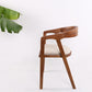 Contemporary Upholstered Arm Chair Home Rubberwood Dining Chair Clearhalo 'Dining Chairs' 'Dining Tables & Seating' 'dining_chair' 'furn' 'furn_dining_chair' 'Furniture' 'Kitchen & Dining Furniture' 6869566