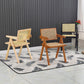 Dining Room Arm Dining Chair Home Solid Wood Cane Back Dining Chair Clearhalo 'Dining Chairs' 'Dining Tables & Seating' 'dining_chair' 'furn' 'furn_dining_chair' 'Furniture' 'Kitchen & Dining Furniture' 6869572