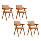 Dining Room Arm Dining Chair Home Solid Wood Cane Back Dining Chair Cherry 4 Piece Set Clearhalo 'Dining Chairs' 'Dining Tables & Seating' 'dining_chair' 'furn' 'furn_dining_chair' 'Furniture' 'Kitchen & Dining Furniture' 6869575