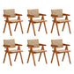 Dining Room Arm Dining Chair Home Solid Wood Cane Back Dining Chair Cherry 6 Piece Set Clearhalo 'Dining Chairs' 'Dining Tables & Seating' 'dining_chair' 'furn' 'furn_dining_chair' 'Furniture' 'Kitchen & Dining Furniture' 6869577