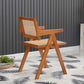 Dining Room Arm Dining Chair Home Solid Wood Cane Back Dining Chair Clearhalo 'Dining Chairs' 'Dining Tables & Seating' 'dining_chair' 'furn' 'furn_dining_chair' 'Furniture' 'Kitchen & Dining Furniture' 6869578