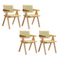Dining Room Arm Dining Chair Home Solid Wood Cane Back Dining Chair Natural 4 Piece Set Clearhalo 'Dining Chairs' 'Dining Tables & Seating' 'dining_chair' 'furn' 'furn_dining_chair' 'Furniture' 'Kitchen & Dining Furniture' 6869594