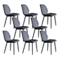 Industrial Upholstered Armless Chair Kitchen Wingback Dining Chair