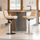 Glam Style Armless Counter Stool Leather Adjustable Height Bar Stool Clearhalo 'Bar Furniture' 'Bar Stools' 'bar_stools' 'furn' 'furn_bar_stools' 'Furniture' 'Kitchen & Dining Furniture' 6869707