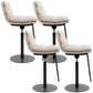Glam Style Armless Counter Stool Leather Adjustable Height Bar Stool Black 4 Piece Set Clearhalo 'Bar Furniture' 'Bar Stools' 'bar_stools' 'furn' 'furn_bar_stools' 'Furniture' 'Kitchen & Dining Furniture' 6869709