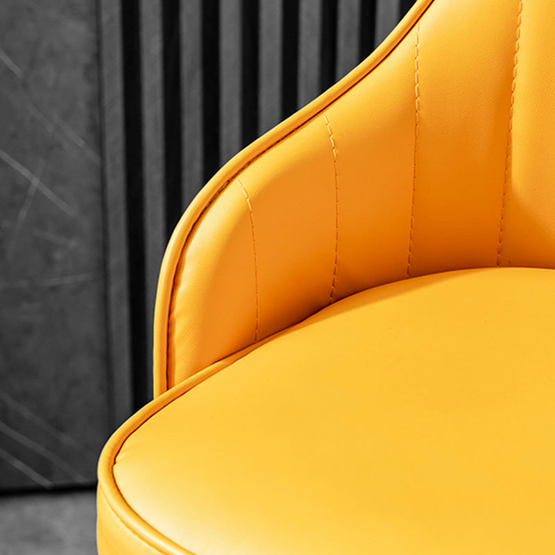Industrial Liftable Bar Stool PU Leather Counter Bar Stool with Metal Legs for Home Clearhalo 'Bar Furniture' 'Bar Stools' 'bar_stools' 'furn' 'furn_bar_stools' 'Furniture' 'Kitchen & Dining Furniture' 6869740
