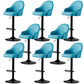 Industrial Liftable Bar Stool PU Leather Counter Bar Stool with Metal Legs for Home Sky Blue Black 8 Piece Set Clearhalo 'Bar Furniture' 'Bar Stools' 'bar_stools' 'furn' 'furn_bar_stools' 'Furniture' 'Kitchen & Dining Furniture' 6869760