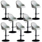 Industrial Liftable Bar Stool PU Leather Counter Bar Stool with Metal Legs for Home Grey Black 8 Piece Set Clearhalo 'Bar Furniture' 'Bar Stools' 'bar_stools' 'furn' 'furn_bar_stools' 'Furniture' 'Kitchen & Dining Furniture' 6869762