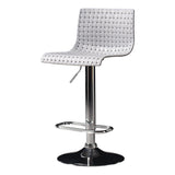 Industriële stijl Liftable Bark Stool Plastic Teller Bar Stool met metalen benen