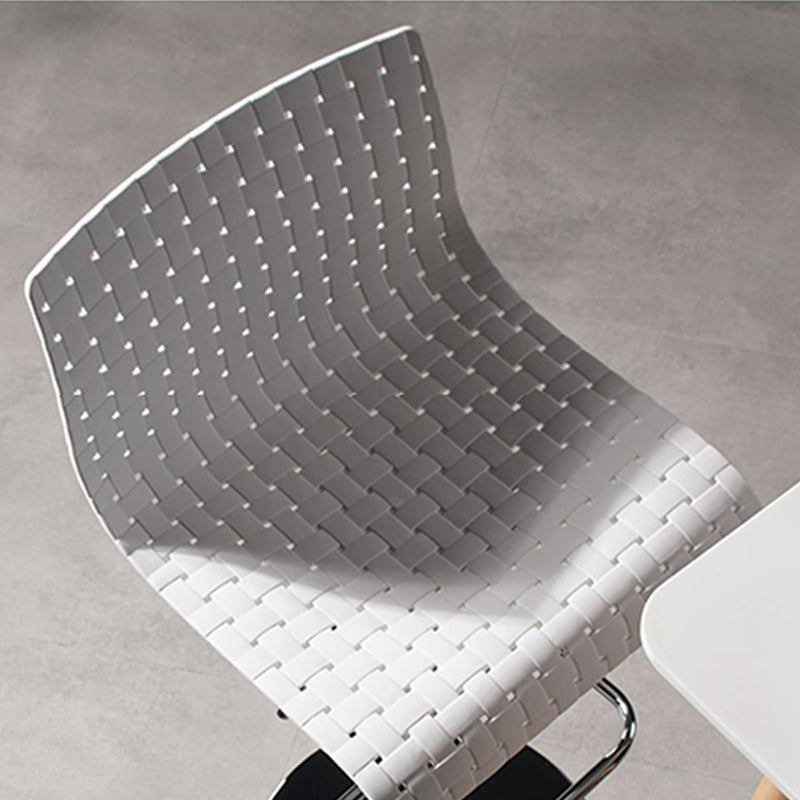 Industrial Style Liftable Bar Stool Plastic Counter Bar Stool with Metal Legs Clearhalo 'Bar Furniture' 'Bar Stools' 'bar_stools' 'furn' 'furn_bar_stools' 'Furniture' 'Kitchen & Dining Furniture' 6869948