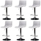 Industrial Style Liftable Bar Stool Plastic Counter Bar Stool with Metal Legs Grey 6 Piece Set Clearhalo 'Bar Furniture' 'Bar Stools' 'bar_stools' 'furn' 'furn_bar_stools' 'Furniture' 'Kitchen & Dining Furniture' 6869952