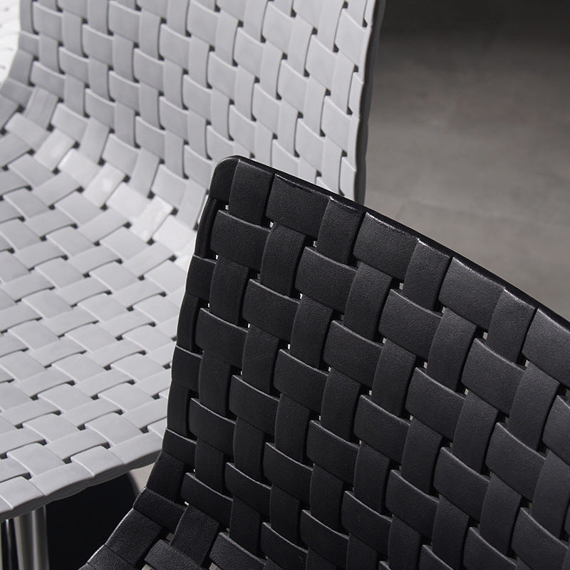 Industrial Style Liftable Bar Stool Plastic Counter Bar Stool with Metal Legs Clearhalo 'Bar Furniture' 'Bar Stools' 'bar_stools' 'furn' 'furn_bar_stools' 'Furniture' 'Kitchen & Dining Furniture' 6869954