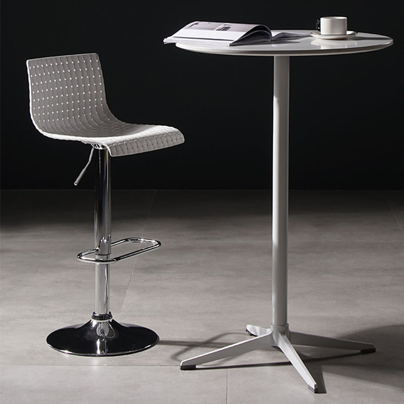 Industrial Style Liftable Bar Stool Plastic Counter Bar Stool with Metal Legs Clearhalo 'Bar Furniture' 'Bar Stools' 'bar_stools' 'furn' 'furn_bar_stools' 'Furniture' 'Kitchen & Dining Furniture' 6869956