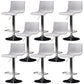 Industrial Style Liftable Bar Stool Plastic Counter Bar Stool with Metal Legs Grey 8 Piece Set Clearhalo 'Bar Furniture' 'Bar Stools' 'bar_stools' 'furn' 'furn_bar_stools' 'Furniture' 'Kitchen & Dining Furniture' 6869957