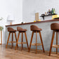 Low Back Dining Stool Beech Armless Bar Stool with Wood Base Clearhalo 'Bar Furniture' 'Bar Stools' 'bar_stools' 'furn' 'furn_bar_stools' 'Furniture' 'Kitchen & Dining Furniture' 6870128