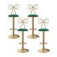 Glam Low Back Dining Stools Adjustable Height Bar Stools with Footrest Green 4 Piece Set Clearhalo 'Bar Furniture' 'Bar Stools' 'bar_stools' 'furn' 'furn_bar_stools' 'Furniture' 'Kitchen & Dining Furniture' 6870251