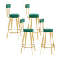 Low Back Counter Height Stools Armless Counter Bar Stool for Restaurant