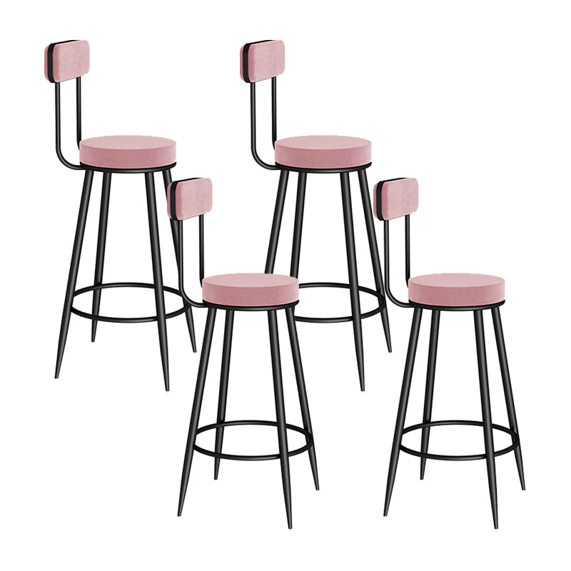 Low Back Counter Height Stools Armless Counter Bar Stool for Restaurant