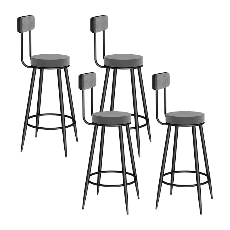 Low Back Counter Height Stools Armless Counter Bar Stool for Restaurant