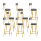 Low Back Counter Height Stools Armless Counter Bar Stool for Restaurant