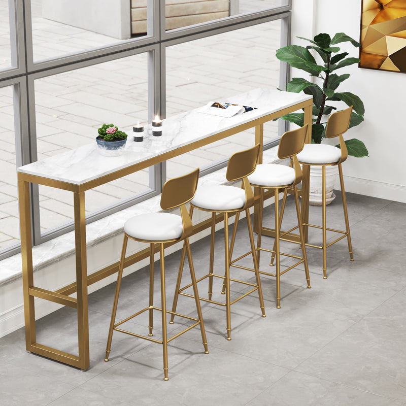 Glam Counter Bar Stool Low Back Counter Height Stools for Bristol Clearhalo 'Bar Furniture' 'Bar Stools' 'bar_stools' 'furn' 'furn_bar_stools' 'Furniture' 'Kitchen & Dining Furniture' 6870403