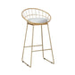 Glam Counter Bar Stool Low Back Counter Height Stools for Bristol Clearhalo 'Bar Furniture' 'Bar Stools' 'bar_stools' 'furn' 'furn_bar_stools' 'Furniture' 'Kitchen & Dining Furniture' 6870409