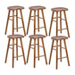 Tabourets de comptoir en bois massif Tabourets de comptoir modernes sans bras