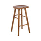 Tabourets de comptoir en bois massif Tabourets de comptoir modernes sans bras