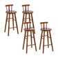 Tabourets de comptoir en bois massif Tabourets de comptoir modernes sans bras