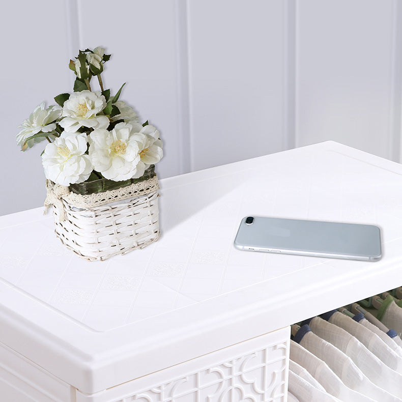 Hinged Wardrobe Cabinet with Legs Plastic Wardrobe Closet for Home