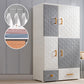Hinged Wardrobe Cabinet with Legs Plastic Wardrobe Closet for Home