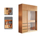 Engineered Wood Wardrobe Armoire with Drawer Modern Wardrobe Closet